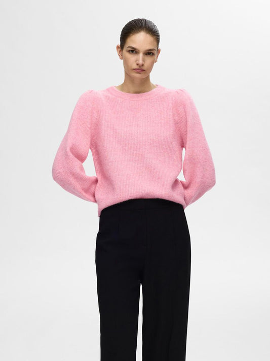 Selected Lulu Pullover mauve/melange