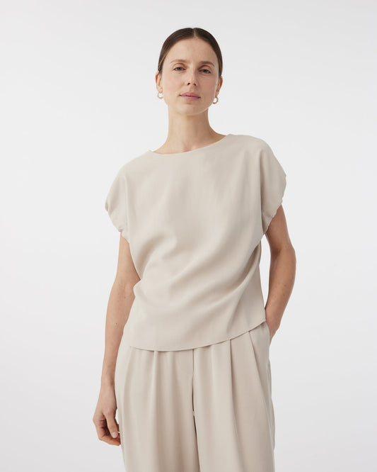 Knit-ted Anja Top Sand
