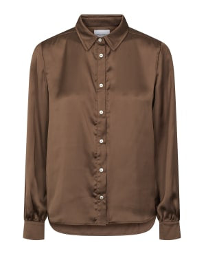 AMERICAN DREAMS Bluse Brown