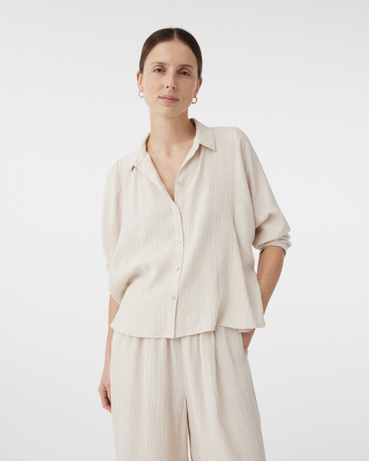 Knit-ted Rosan Bluse Beige