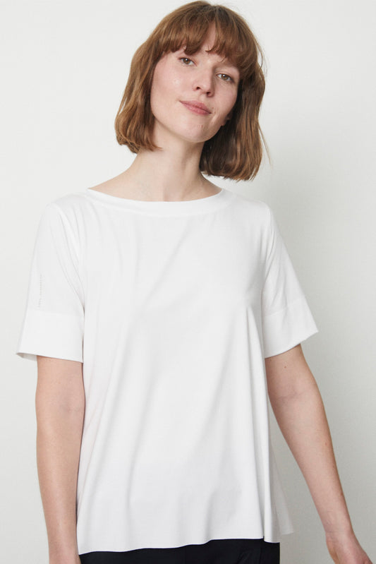 Deep White Black Liv Shirt weiss