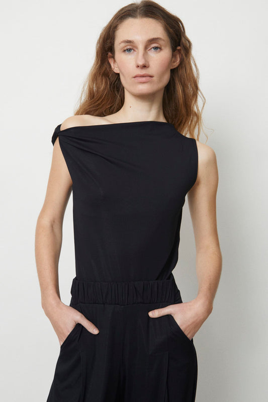 Deepwhiteblack Twisted Shoulder Black