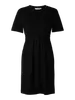 Selected Essential Short Tee Dress Black