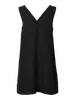 Selected Linna Short Leinen Kleid Black