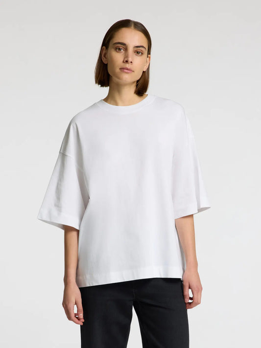 Selected Oversized Tee White