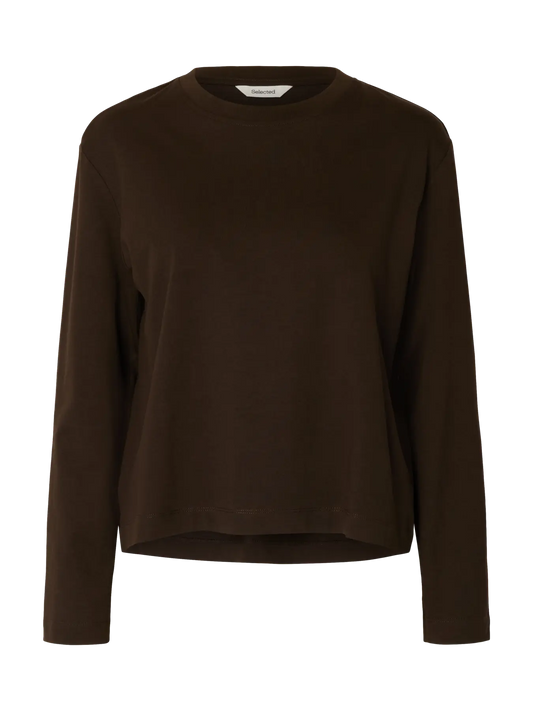 Selected Essential Boxy langarm Delicioso