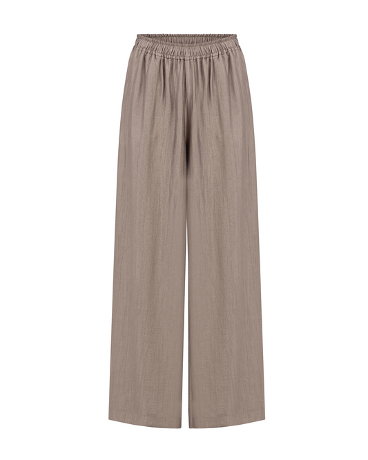 Knit-ted Noa Stoffhose Mocca