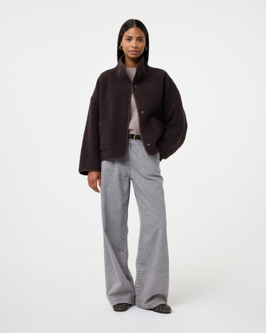 Knit-ted Jacke Jill Choco