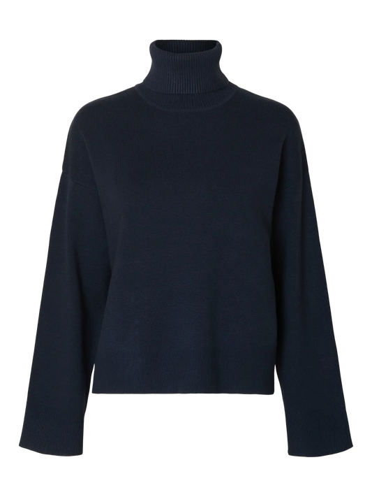 Selected Kamma Strick Rollkragen Pullover