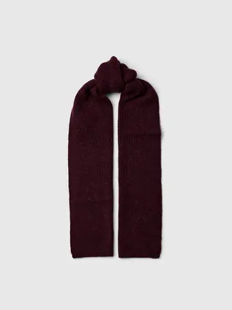 Selected Lulu Wool Scarf Fig