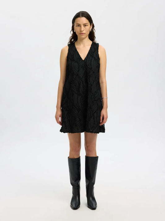 Selected Sabine Kleid schwarz