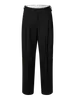 Selected Malia Manteco Pant Black Stripe